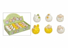 PECORA/PULCINO IN CERAMICA 6X5X6CM