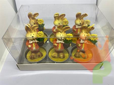 TEALIGHT CONIGLIETTO 6 PZ