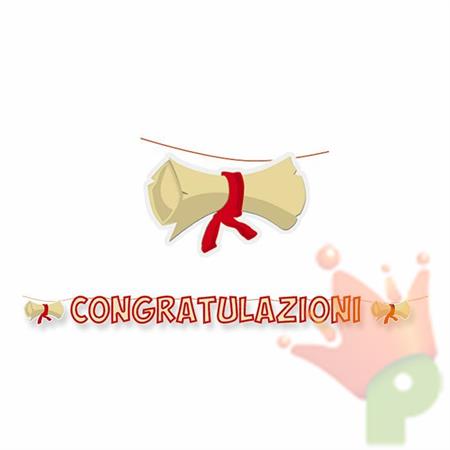 KIT SCRITTA MAXI CONGRATULAZIONI 6MT