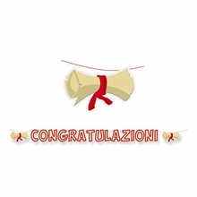 KIT SCRITTA MAXI CONGRATULAZIONI 6MT