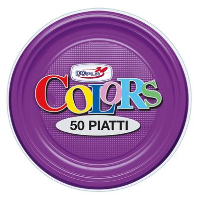 PIATTI FRUTTA D. 170MM VIOLA 50PZ