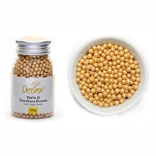 PERLE DI ZUCCHERO DORATE 100GR.