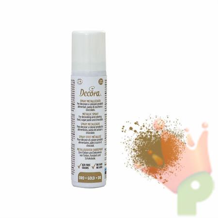 DECORA SPRAY METALLIZZATO ORO 75ML