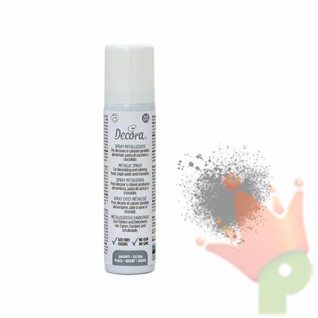 DECORA SPRAY METALLIZZATO ARGENTO