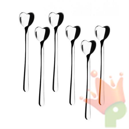 CONFEZIONE CUCCHIAINI CUORE HAPPY HOUR 6PZ