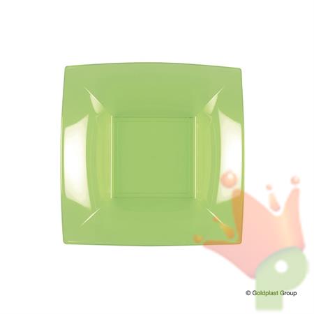 PIATTO FONDO NICE VERDE ACIDO 8PZ
