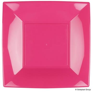 PIATTO GRANDE NICE FUCSIA 8PZ