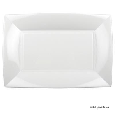 PIATTO RETTANGOLARE NICE BIANCO 3PZ 34,5x23cm