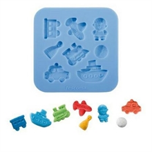 STAMPO IN SILICONE PER PASTA DI ZUCCHERO BAMBINI TESCOMA