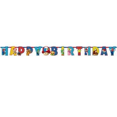 FESTONE SUPER MARIO HAPPY BIRTHAY 190 CM