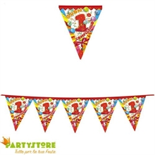 FESTONE BANDIERINE BUON 1° COMPLEANNO 6MT.