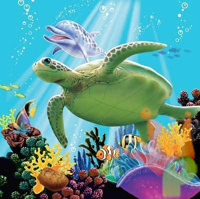 TOVAGLIOLI 25X25 OCEAN PARTY 16PZ #