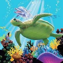 TOVAGLIOLI 25X25 OCEAN PARTY 16PZ #