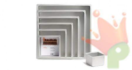 TEGLIA PROFESSIONALE ANODIZZATA QUADRATA 30X30X10H