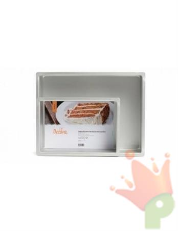 TEGLIA PROFESSIONALE ANODIZZATA RETTANGOLARE 30X20X10H
