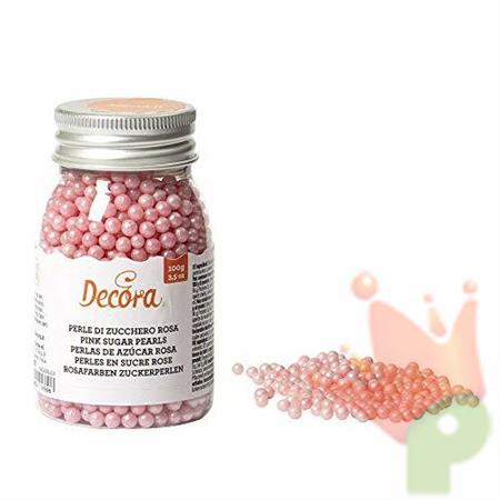 PERLE DI ZUCCHERO ROSA 100GR.