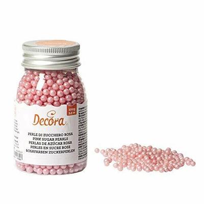 PERLE DI ZUCCHERO ROSA 100GR.