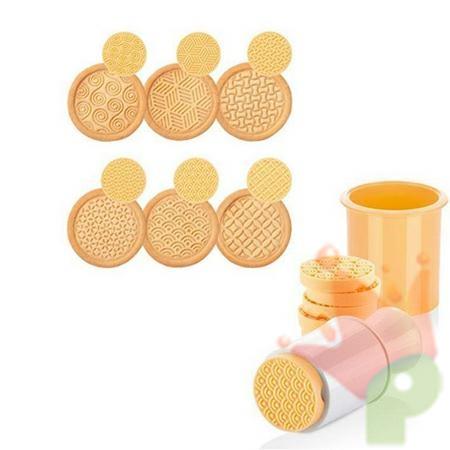 Timbro Per Biscotti 6 Decori geometrici delicia tescoma