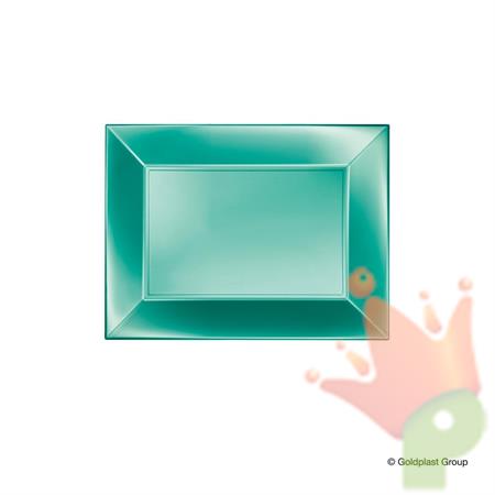 Piatto Rettangolare Tiffany Perlè 3pz 345x230mm