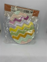 DECORAZIONE PENDENTE IN LEGNO MULTICOLOR 3 SOGGETTI