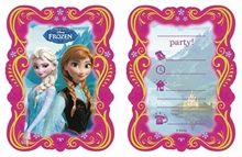 INVITI FROZEN CON BUSTA 6PZ