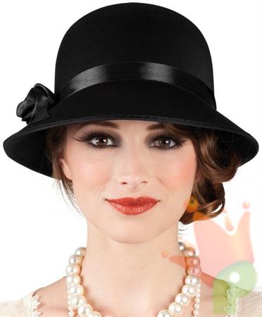 Cappello Charleston Lady Nero