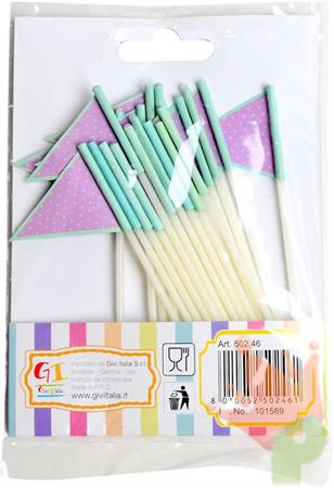 Party Picks Malva e Menta h,10 25pz #