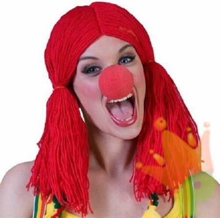 NASO CLOWN ROSSO IN SPUGNA 7 CM