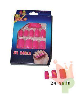 Unghie Fluo Rosa