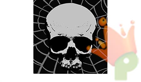 Tovaglioli 33x33 2v Skull Terror 18pz #