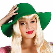 CAPPELLO VERDE FELTRO