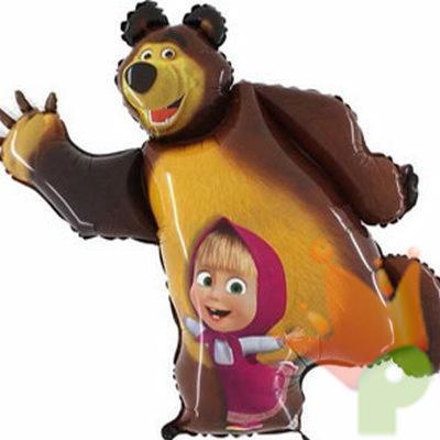 PALLONCINO MINI SHAPE MASHA E L'ORSO 35CM