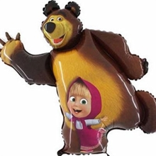 PALLONCINO MINI SHAPE MASHA E L'ORSO 35CM