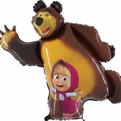 PALLONCINO MINI SHAPE MASHA E L'ORSO 35CM