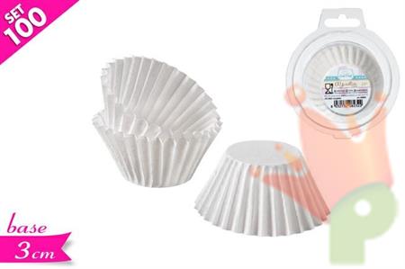 BOX 100 PIROTTINI 5CM BIANCO