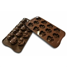 CHOCO ANGELS STAMPO IN SILICONE 35X30H 16MM MARRONE