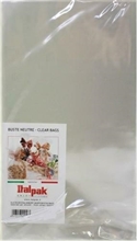 BUSTE NEUTRE TRASPARENTI CRISTAL 30X40CM PER ALIMENTI 100PZ