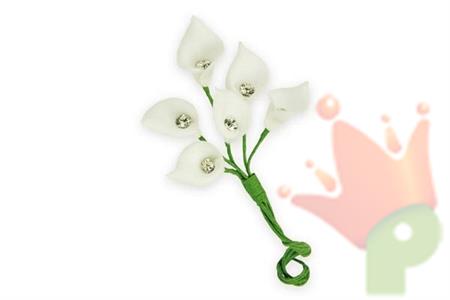 CALLA BIANCA CON STRASS 144PZ