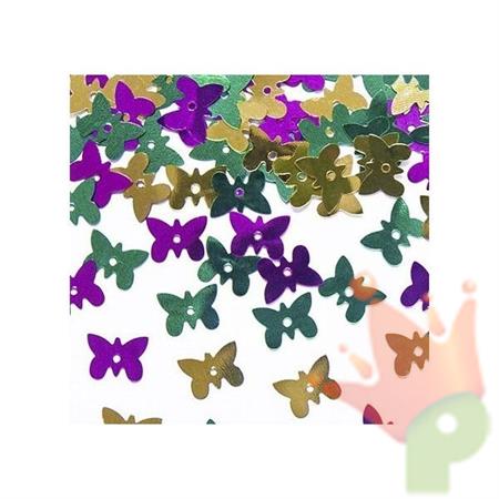 CONFETTI BUTTERFLY METALLIC 15GR