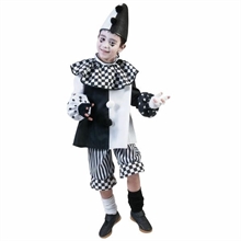 COSTUME PIERROT PEDROLINO TG. 116 ANNI 5-6