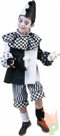 COSTUME PIERROT BAMBINO 7-8 ANNI