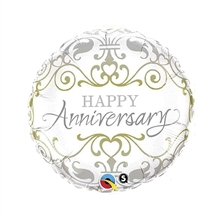 PALLONCINO MYLAR 18INCH ANNIVERSARY CLASSIC #
