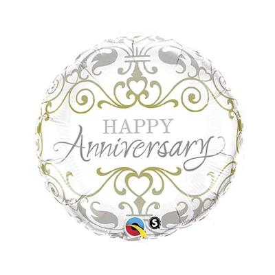 PALLONCINO MYLAR 18INCH ANNIVERSARY CLASSIC #