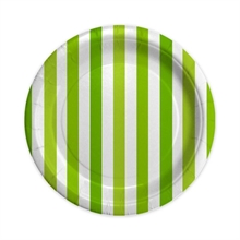 PIATTI 24CM STRIPES VERDE MELA 8PZ