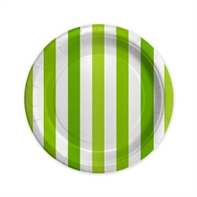 PIATTI 18CM STRIPES VERDE MELA 8PZ