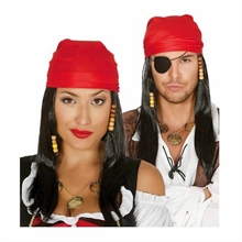 PARRUCCA CON BANDANA PIRATA