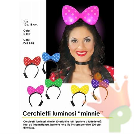 CERCHIETTO LUMINOSO FIOCCO