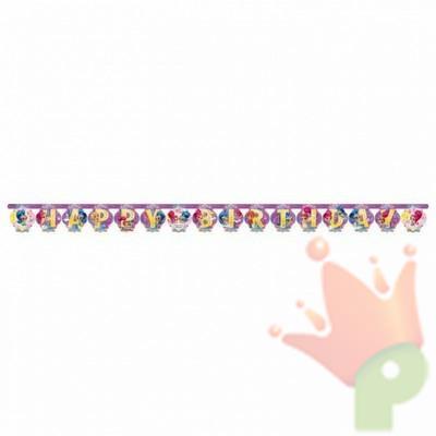 FESTONE BANNER HAPPY BIRTHDAY SHIMMER & SHINE 180X15CM