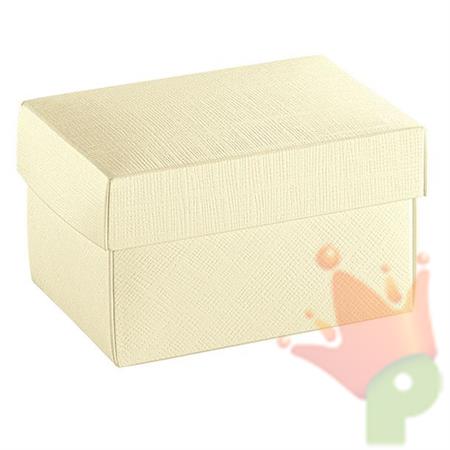 SCATOLA FOND 140X140X80 SETA AVORIO 10PZ