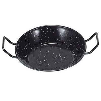TEGAME FONDO D. 32CM CON MANICI IN FERRO SMALTATO LA IDEAL
